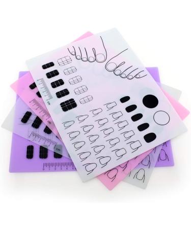 FOMIYES Silicone Stamping Plate Dappen Dish for Acrylic Silicone Desk Stamping Plates Practice for Acrylic Silicone Training Mat Practice Hand Tools Hand for Manicure Nail As Shown - Buy Online on SooperMarket.com