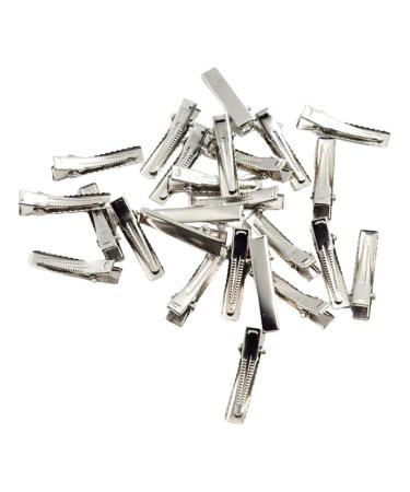 F Fityle 30/100 Pack Flat Single Prong Alligator Hair Clips - DIY Blanks - 32mm 30 Pieces for Crafting & Styling - Buy Online on SooperMarket.com