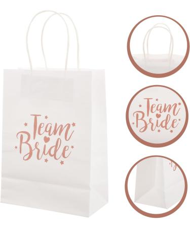 6pcs Wedding Bridesmaid Gift Bag Wedding Party Favor Bags Items for Wedding Welcome Bags Bridal Shower Bags Groomsmen Bags Bride Gift Bag Hen Party Bag Bridesmaid Bag Props Paper - Buy Online on SooperMarket.com