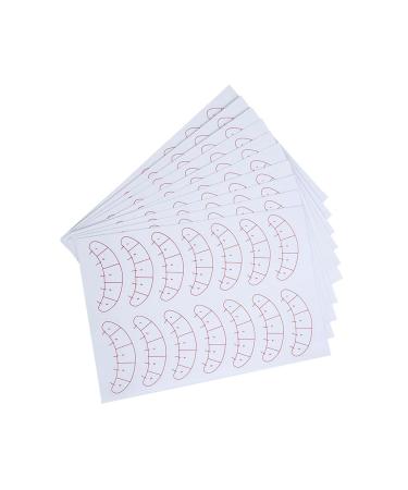 140Pcs Eyelash Sticker Patch Extension Cils Isolation Paper Extensions Utensil Lash Mapping Stickers Wrinkle Pads Patches - Buy Online on SooperMarket.com