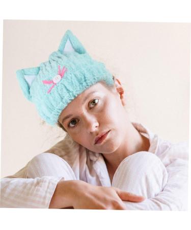 FRCOLOR 2pcs Dry Hair Cap Women Hair Hats Comfortable Showering Hats Coral Fleece Hair Hats Quick Drying Hair Hats Hair Caps for Bathing Adorable Bathing Hats Bathing Hair Wraps Hair Towel - Buy Online on SooperMarket.com