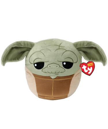 Ty Star Wars Yoda Squish-A-Boo 10 Inches | Licensed Squishy Beanie Baby Soft Plush Toys | Collectible Cuddly Stuffed Teddy Yoda 10 Inches
