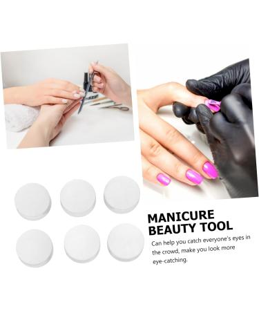 Ipetboom Silicone Nail Stamper Replacement 6pcs Nail Art Silicone Stamp Single Silica Gel Seal Silicone Stamper Replacement 2.30X2.30X1.20CM Transparent Color - Buy Online on SooperMarket.com