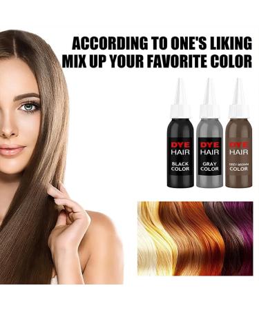 DSOUWEH Natural Fast Color Hair Dye Fashion Smoky Punk Style Hairs Cream Liquid Beauty Tool Hairs Coloring for Home Use - Buy Online on SooperMarket.com