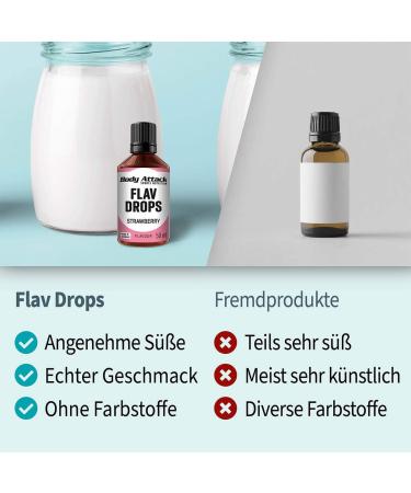 Body Attack Flav Drops Raspberry 4 Pack - Sugar-Free Calorie-Free Flavor Drops Vegan & Made in Germany - Buy Online on SooperMarket.com
