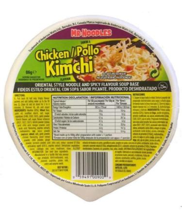 Mr. Noodles Kimchi Chicken Bowl 86g x 24 - Sold by Shop4Less