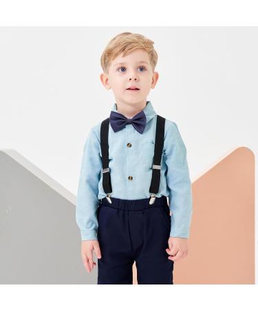 Volunboy Baby Boys 4PCS Gentleman Suit Formal Outfit 4-5 Years | Pure Green - Buy Online on SooperMarket.com