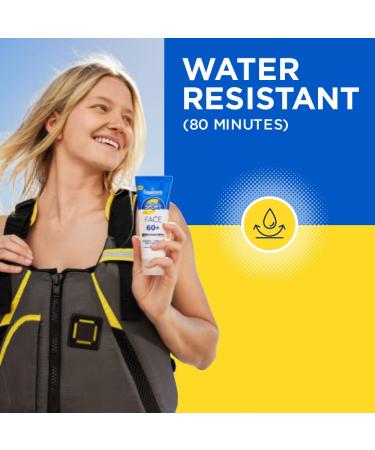 Coppertone Sport Face Sunscreen Lotion SPF 60+ | Water Resistant Broad Spectrum 2.5 Fl Oz - Buy Internationally - Buy Online on SooperMarket.com