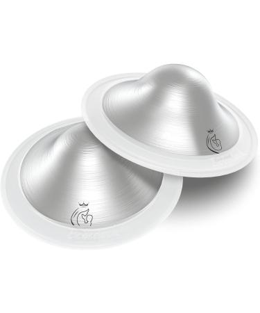 The Original Silver Nursing Cups Boboduck 999 Silver Nipple Covers for Breastfeeding 999 Grade Layered Tri-Laminate Nipple Shields for Nursing Newborn Regular Silver Nipple Shield (Small) - Buy Online on SooperMarket.com