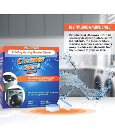 Instantly Fresh Washing Machine Cleaner Tablets - Deep Cleaning for Front Load & Top Load Washers (20 Count) - Buy Online on SooperMarket.com