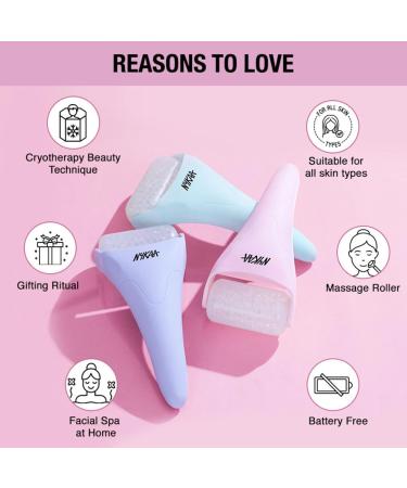 Nykaa Naturals Ice Roller for Face Toning - Reduces Clogged Pores & Improves Absorption - Pink Massage Tool - Shop Internationally - Buy Online on SooperMarket.com