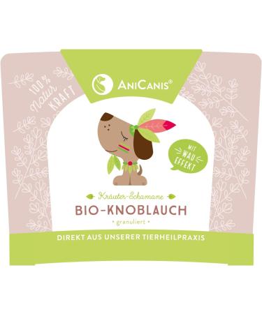 Anicanis Organic Garlic Granulate for Dogs - Natural Garlic Powder Dietary Supplement for Skin Fur Intestinal & Immune Health - 175g - Buy Online on SooperMarket.com