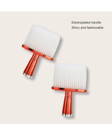 Neck Hair Cleaning Brush Electroplating Handle Flat Bottom Neck Dust Brush Firm Sturdy for Home for Barber Shop - Buy Online on SooperMarket.com