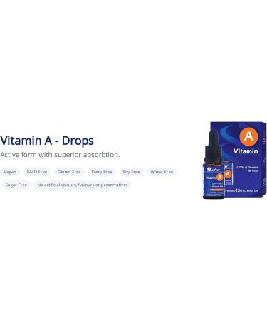 CanPrev - Vitamin A 15ml Drops - Help to Maintain Immune Function Eyesight Night Vision Skin Bones and Teeth - Buy Online on SooperMarket.com