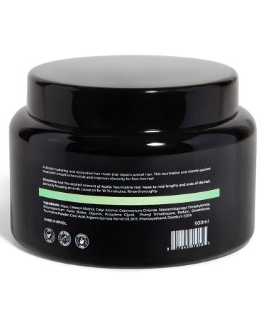 NuMe Vegan Nourishing Hair Mask with Tourmaline Powder, Argan Oil, Vitamins, and Amino Acids - For Dry, Damaged, Frizzy Hair - Buy Online on SooperMarket.com