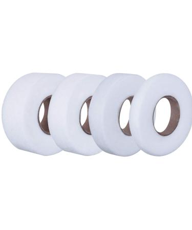 Outus Fabric Fusing Tape Adhesive Hem Tape Iron-on Tape 4 Pack Different Size Each 27 Yards Long White