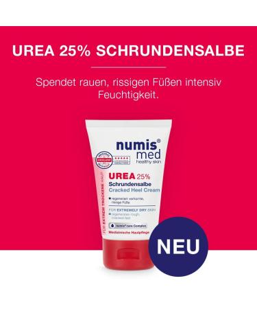 Numis Med Wirring Ointment 25% Urea - 6 Pack Vegan Foot Cream for Cracked Skin - Silicone & Paraben Free Foot Care (6x 50 ml) - Buy Online on SooperMarket.com