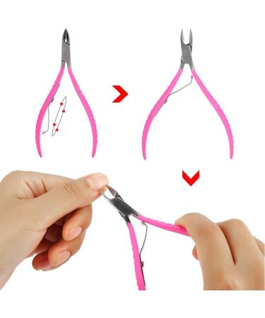 Professional Stainless Steel Cuticle Nipper for Manicures - Dead Skin Scissors Nail Art Tool - Buy Online on SooperMarket.com