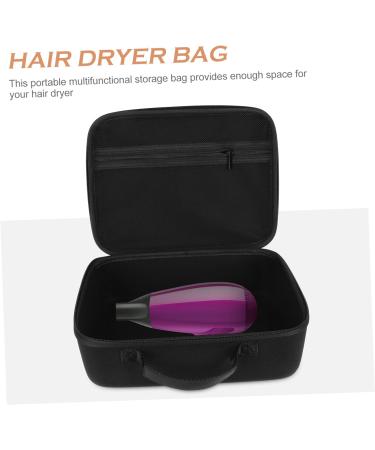 FOYTOKI 2 Pcs Hair Dryer Storage Bag Curl Blow Dryer Portable Hair Dryer Bag Barber Clipper Case Black Eva - Buy Online on SooperMarket.com