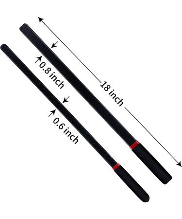 KOWPEWU 2-Piece Set 18 Riding Crop Sticks - Black with Non-Slip Handles - Buy Online on SooperMarket.com