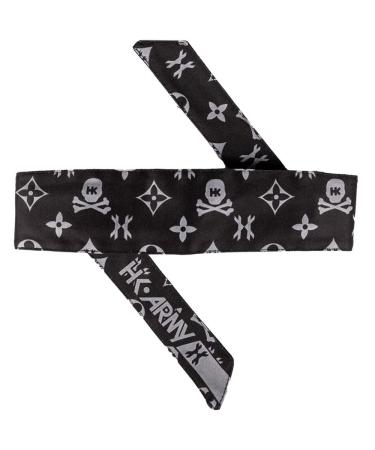 HK Army Paintball Headband - Monogram Black/Grey