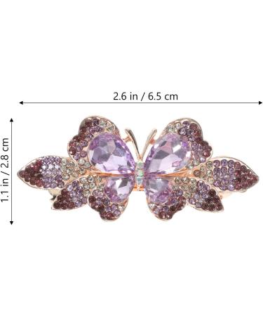 OSALADI Rhinestone Hair Clip Gem Hair Barrettes Bridal Hair Barrettes French Barrette Hair Clips Spring Clip Barrettes Wedding Hair Clip Hair Barrettes for Women Wild Jewelry Miss Metal - Buy Online on SooperMarket.com