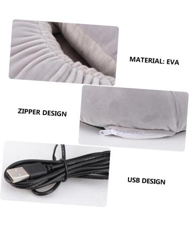 USB Foot Warmers Pack - Heated Shoes & Fluffy Slippers for Cozy Feet | Ideal Ankle Boots | International Shipping - Buy Online on SooperMarket.com