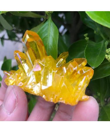 Natural Crystal Rough 1pcs Quartz Crystal Bismuth Silicon Cluster Rainbow - Buy Online on SooperMarket.com