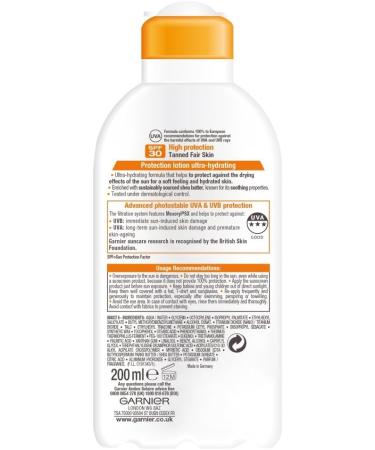 Garnier Ambre Solaire Hydra 24H Protect SPF30 - Best Sunscreen for All-Day Hydration & Sun Protection | International Shipping Available - Buy Online on SooperMarket.com