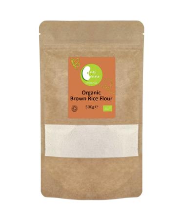 Organic Brown Rice Flour - Certified Organic - by Busy Beans Organic (500g)