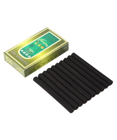 10pcs in a box smokeless moxa rolls stick body part healing therapy treatment
