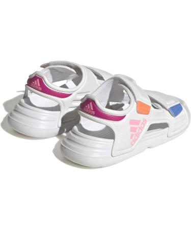 adidas Kids Altaswim Beach & Pool Shoes - 5.5 UK Child - White/Pink/Lucid Fuchsia - Buy Online on SooperMarket.com
