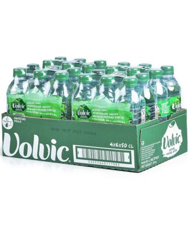 Volvic Natural Mineral WatPack in the practical 0.5l bottle DISPOSABLE (24 x 0.5 l) incl. 6 Euro DPG deposit