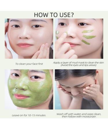 Buy Face Nutrition Matcha Mud Facial Cleanser - Anti-Acne Deep Cleansing & Moisturizing Mask | International Shipping - Buy Online on SooperMarket.com