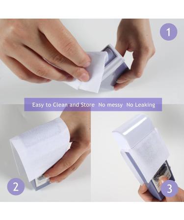 Lavender Roll on Wax Kit Refill Cartridge - 4 Pack for Women | Hair Removal Wax Roller for Legs, Arms, Bikini & Brazilian Waxing - Buy Online on SooperMarket.com