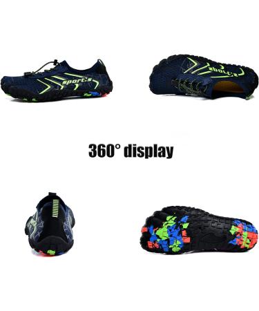 Ziitop Fast Drying Unisex Beach Shoes - Lightweight Water Shoes for Men & Women Size 35-46 Ideal for Kayaking Hiking & Fitness - Blue - Buy Online on SooperMarket.com