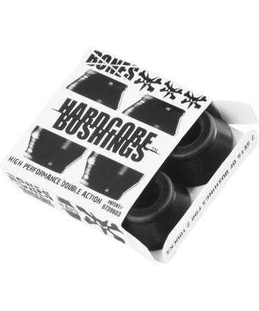 Bones Hardcore 4pc Hard Black Black Bushings Skateboard Bushings