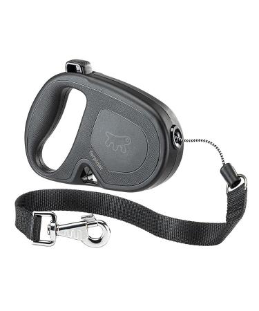 Ferplast dog leash flippy one roller leash large dogs up to 35 kg.Pull -out cord max. 5 m. Individual locking and unlocking button black max. 35 kg - 5 m rope black