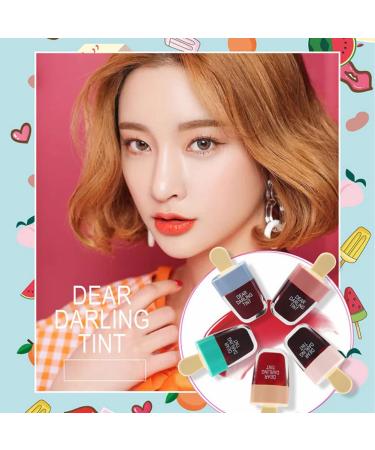 Ofanyia Ice Cream Lip Gloss Set - 5 Colors, Long Lasting, Waterproof & Non-Stick Cup - Liquid Lipstick Kit - Buy Online on SooperMarket.com