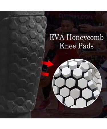 Unlimit Black Basketball Compression Pants with Knee Pads | 3/4 Capri Leggings - Medium - Buy Online on SooperMarket.com