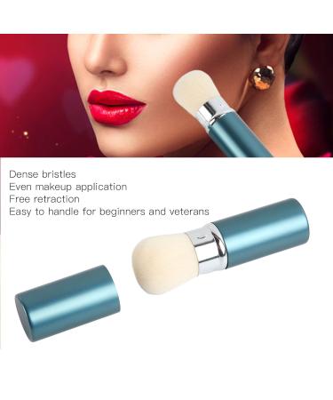 Blue Stretchable Makeup Brush with Cover | Soft & Skin-Friendly Cosmetic Brush for Powder Blush Foundation & Eyeshadow - Portable & Multipurpose Beauty Tool - Buy Online on SooperMarket.com