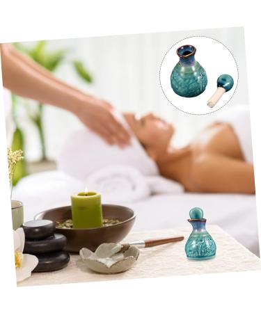 Cabilock 1 Set Aromatherapy Bottle Ceramic Oil Bottle Japanese Soy Sauce Ceramic Essential Oil Perfume for Perfume Ceramic Oil Dispenser Mini Vintage Ceramics Soy Sauce Bottle 9.5X5.5cm Blue - Buy Online on SooperMarket.com