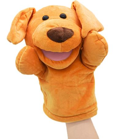Lilizzhoumax Simulation Puppy Hand Puppet - Interactive Plush Dog Toy for Kids | Role-Playing & Early Education Fun - Buy Online on SooperMarket.com