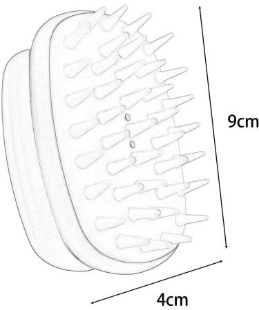 Perfeclan 2x Manual Head Scalp Massage Brush - Handheld Shampoo Brush for Relaxation & Hair Care - Buy Online on SooperMarket.com