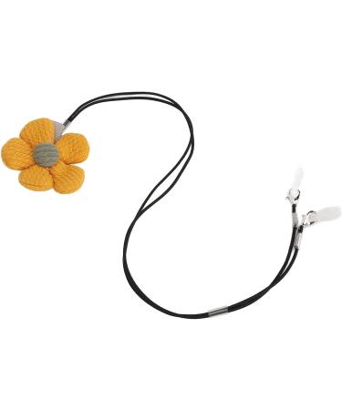 Hearing Amplifier Clip & Lanyard for Seniors | Floral Design Earphone Fastening Belt | Anti-Loss Listener Rope for Both Ears - Buy Online on SooperMarket.com