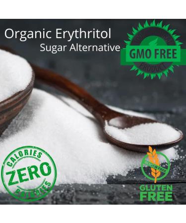 Erythritol Zero Calorie Natural Sugar Alternative Non-GMO Sweetener Granular - Buy Online on SooperMarket.com