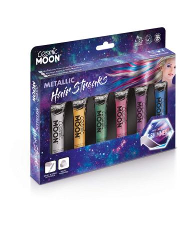 Cosmic Moon Metallic Hair Streaks Assorted