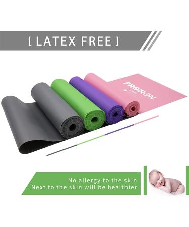 PROIRON Latex-Free Resistance Bands Set for Strength Training - Light, Medium, Heavy - Pink - 2m - 15lb - Buy Online on SooperMarket.com