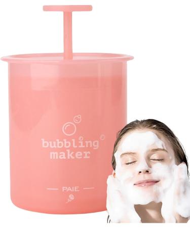 Foam Maker Manual Bubble Foamer Quick Foam | Ergonomic Pump Skincare Facial Cleansing Tool Cleansing Foaming Maker for Women Girls Pink - Buy Online on SooperMarket.com