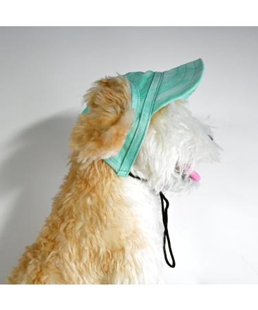 BT BEAR Hundege Baseball Cap for Dogs - Adjustable Ear Holes XL Batik Green - Perfect for Summer Travel & Sports - Small to Medium-Sized Pets - Buy Online on SooperMarket.com
